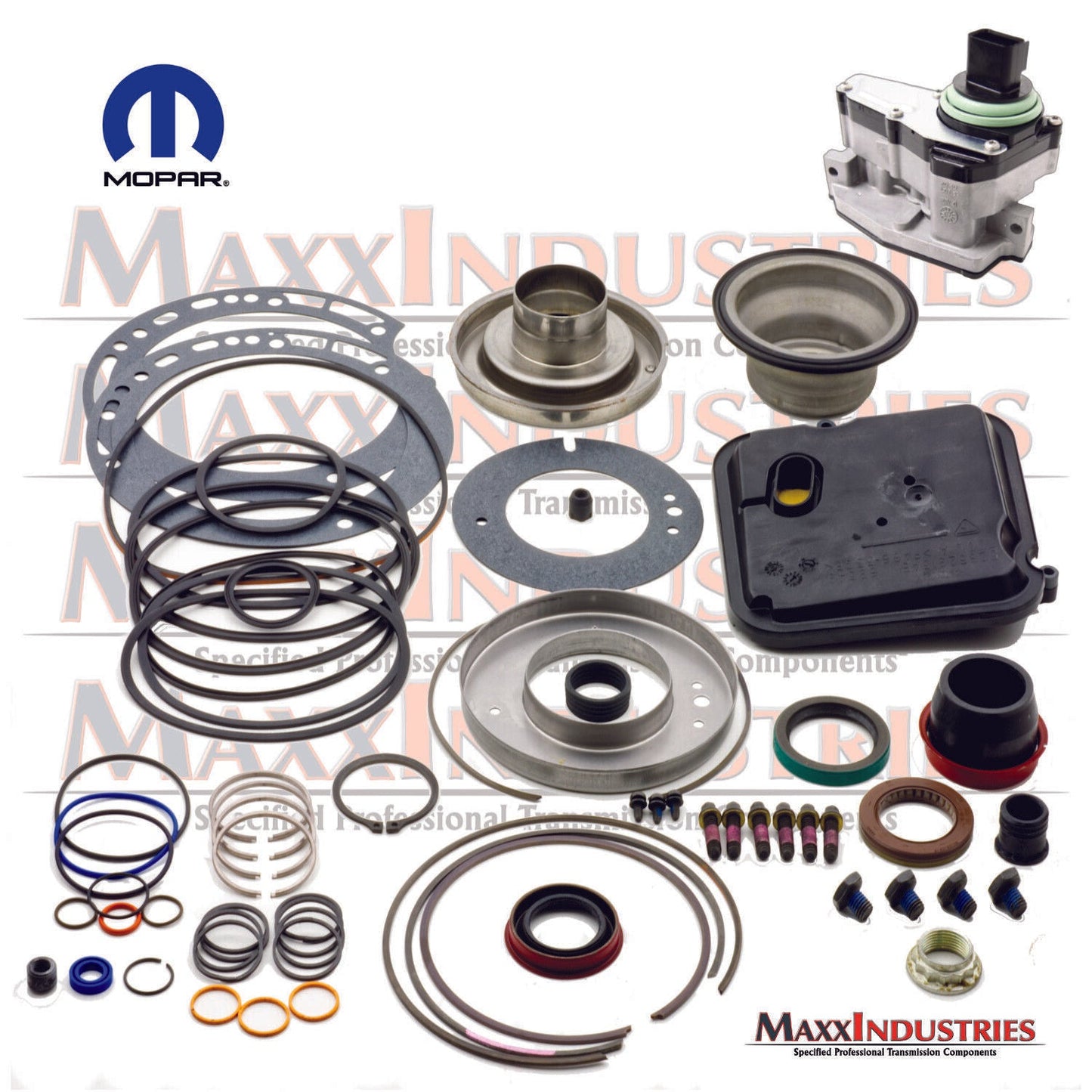 42RLE Dodge Jeep Transmission Rebuild Kit with Solenoid New OEM Mopar 2003+