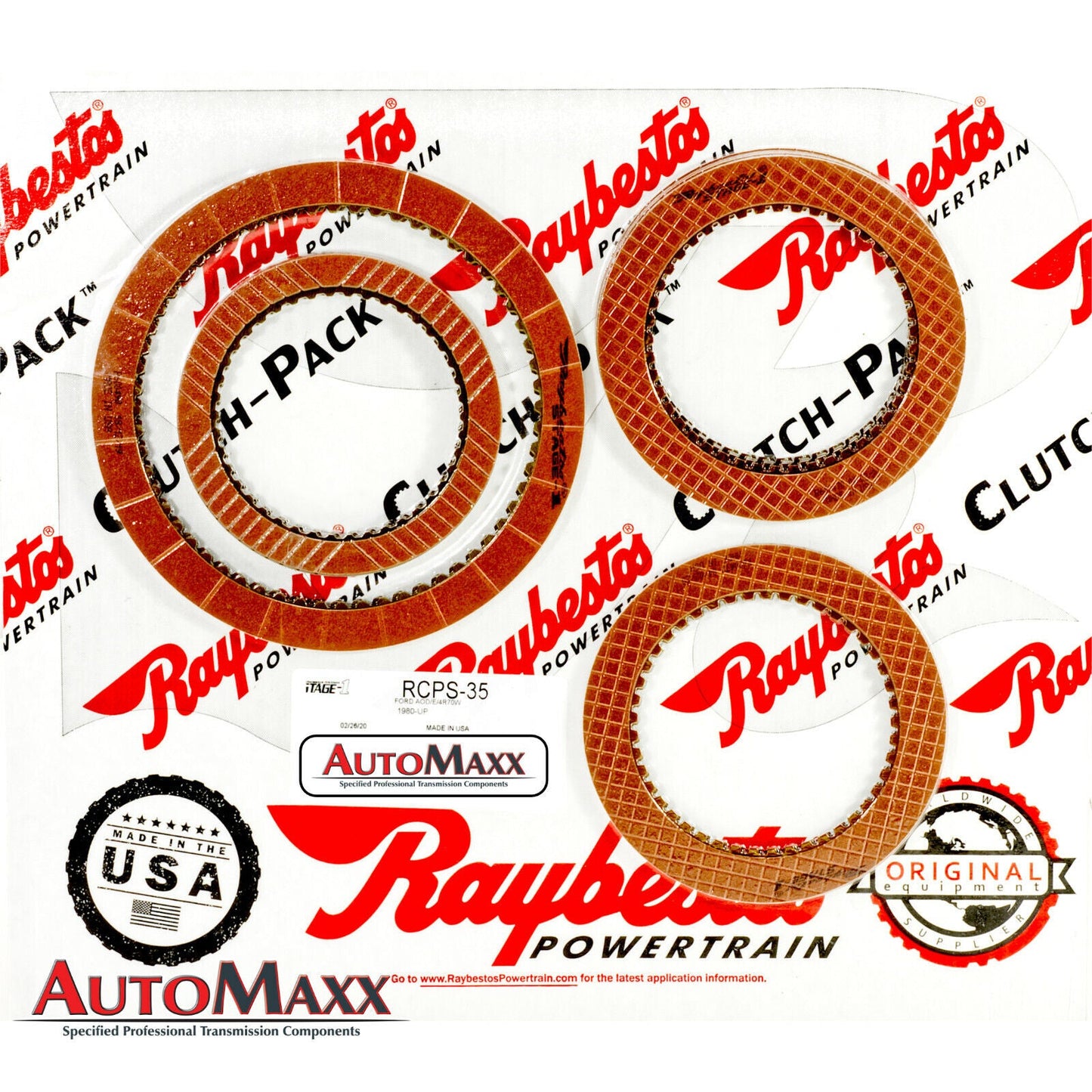 1996-03 AODE 4R70W Ford Transmission Performance Stage-1 Master Rebuild Kit