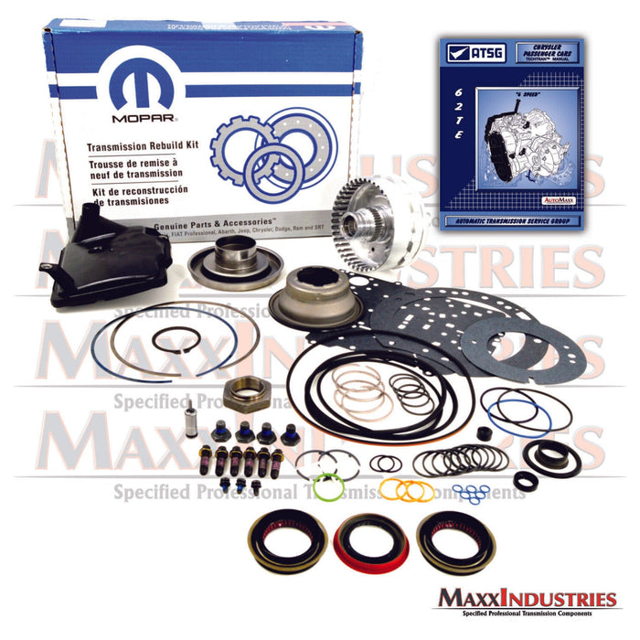 62TE Transmission Rebuild Kit with ATSG Rebuild Book 2006+ Caravan Pacifica