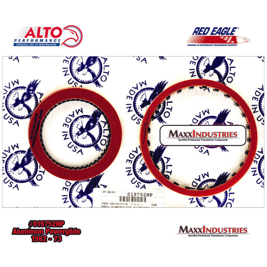 Aluminum Powerglide ALPG Master Rebuild Kit ALTO Red Eagle Friction Kolene Steel