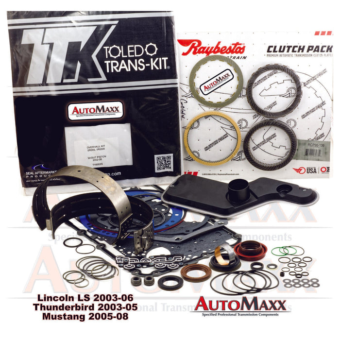 5R55W/S Transmission Rebuild Kit Raybestos Clutches with Bands 2003-08