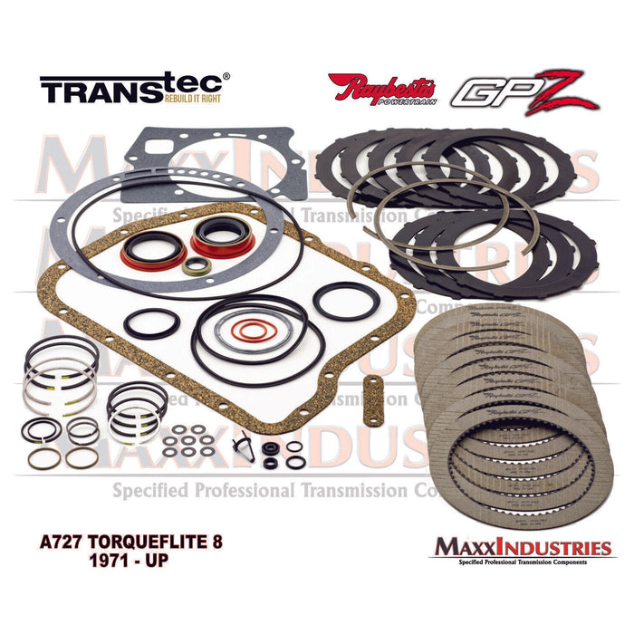 A727 TF8 Transmission Master Rebuilt Kit Raybestos GPZ Kolene Steels +++