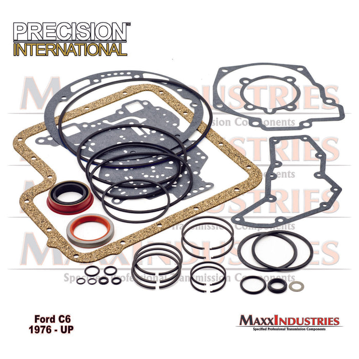 1976-up C6 Transmission Master Rebuild Kit less steels with BorgWarner Clutches